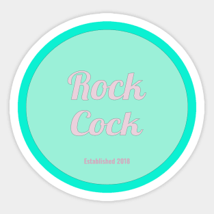 Rock Cock Sticker